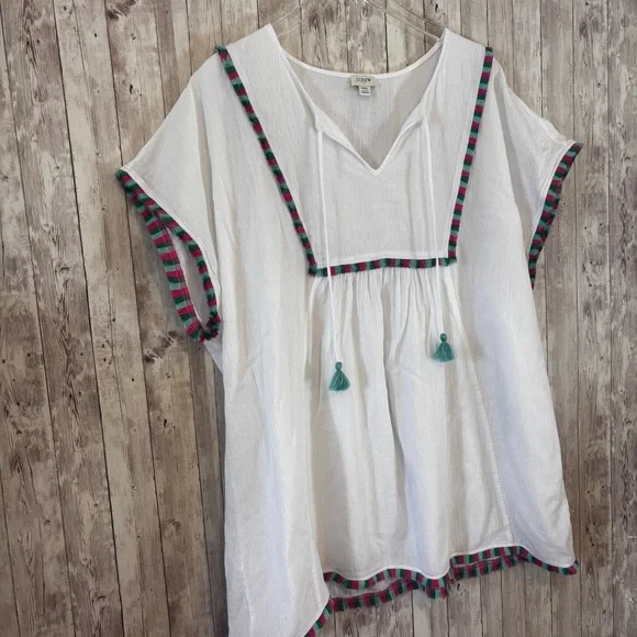 J. Crew Fringe Beach Tunic - Picture 4 of 6